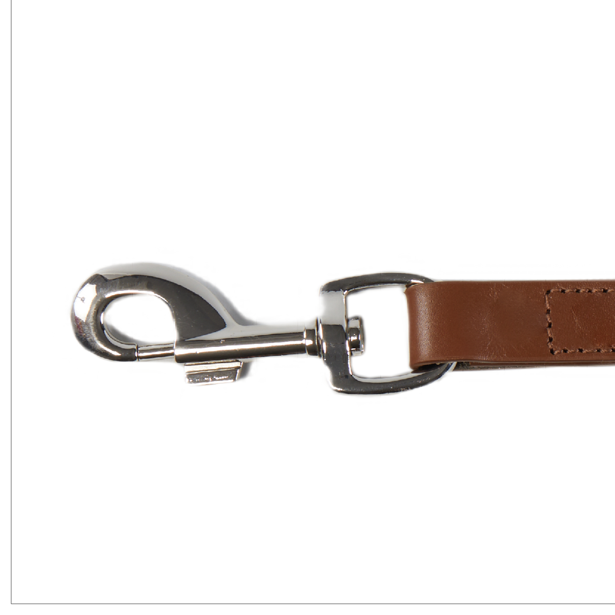 Eco Friendly Leather Dog Collar & Lead Set, Brown