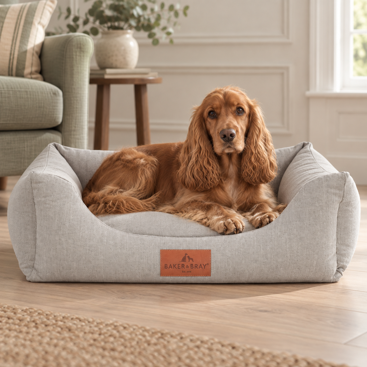 The Comfort - Eco Friendly Orthopaedic Luxury Dog Bed, Warm Grey