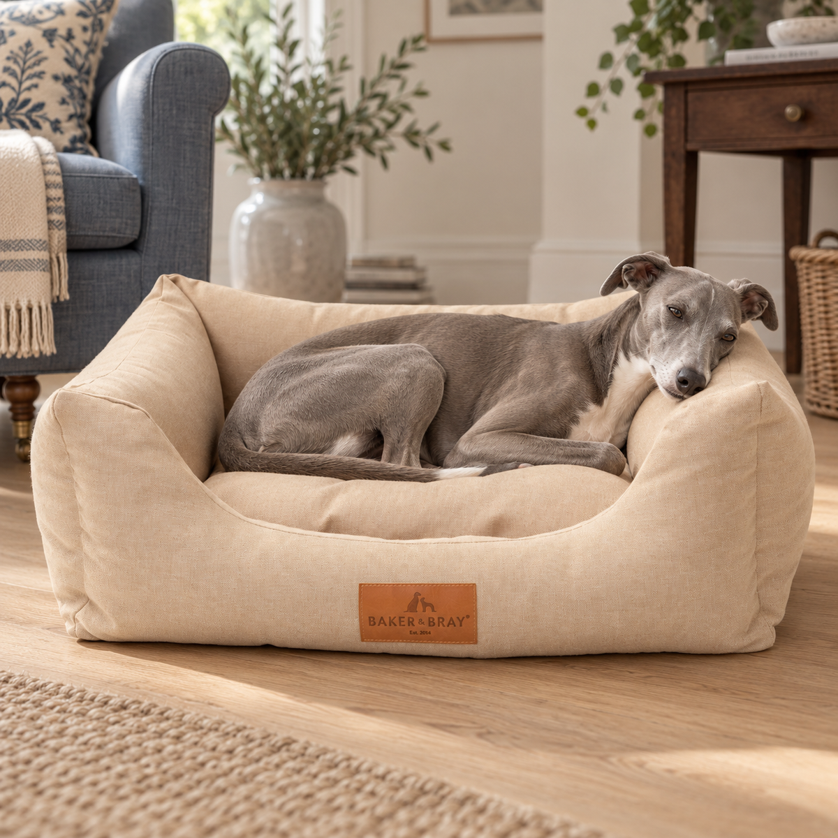 The Ultimate - Eco Friendly Orthopaedic Luxury Dog Bed, Latte Beige