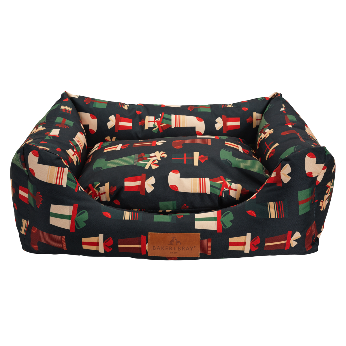 Christmas Covers For The Ultimate Eco Friendly Orthopaedic Luxury Dog Bed - Blue / M