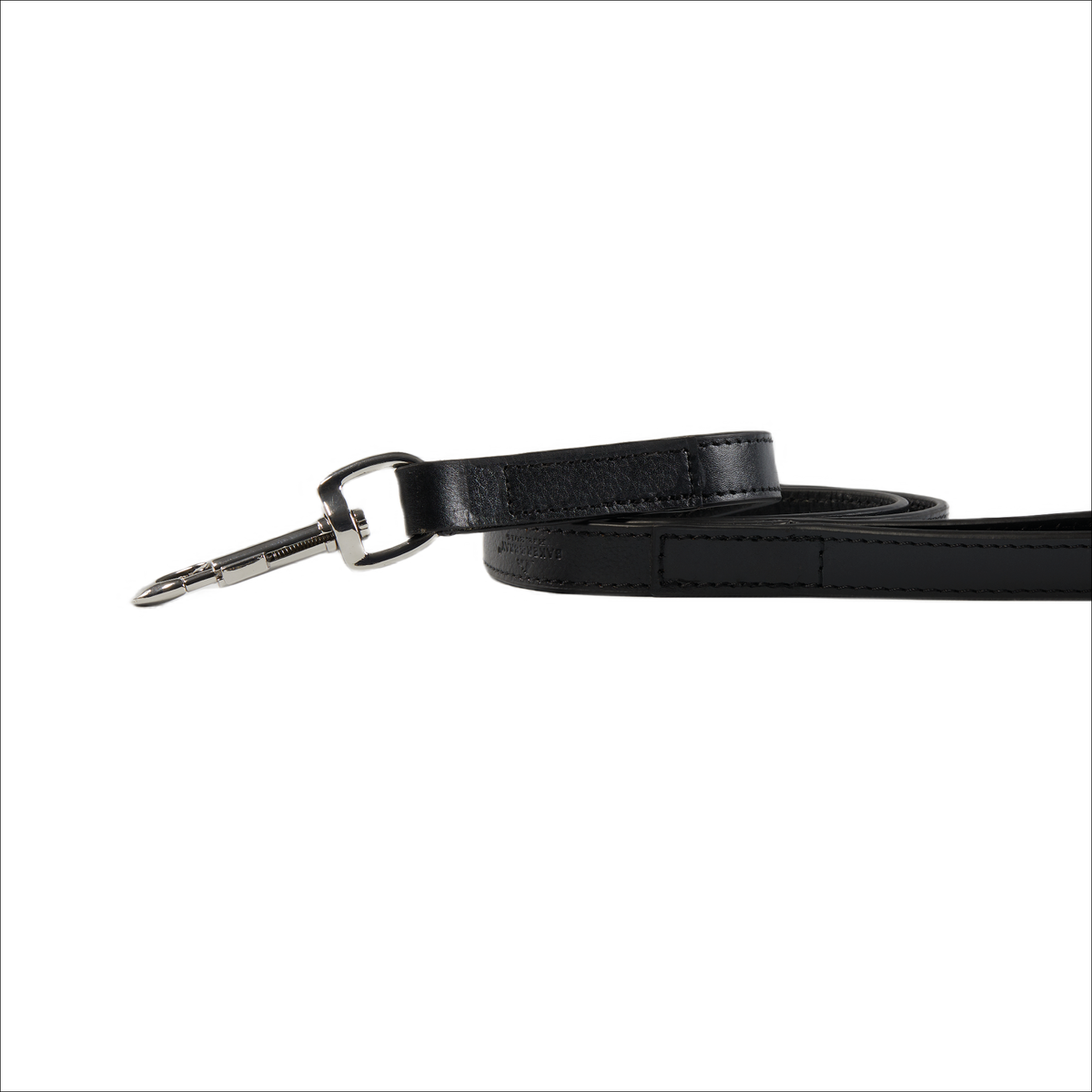 Eco Friendly Leather Dog Lead, Black