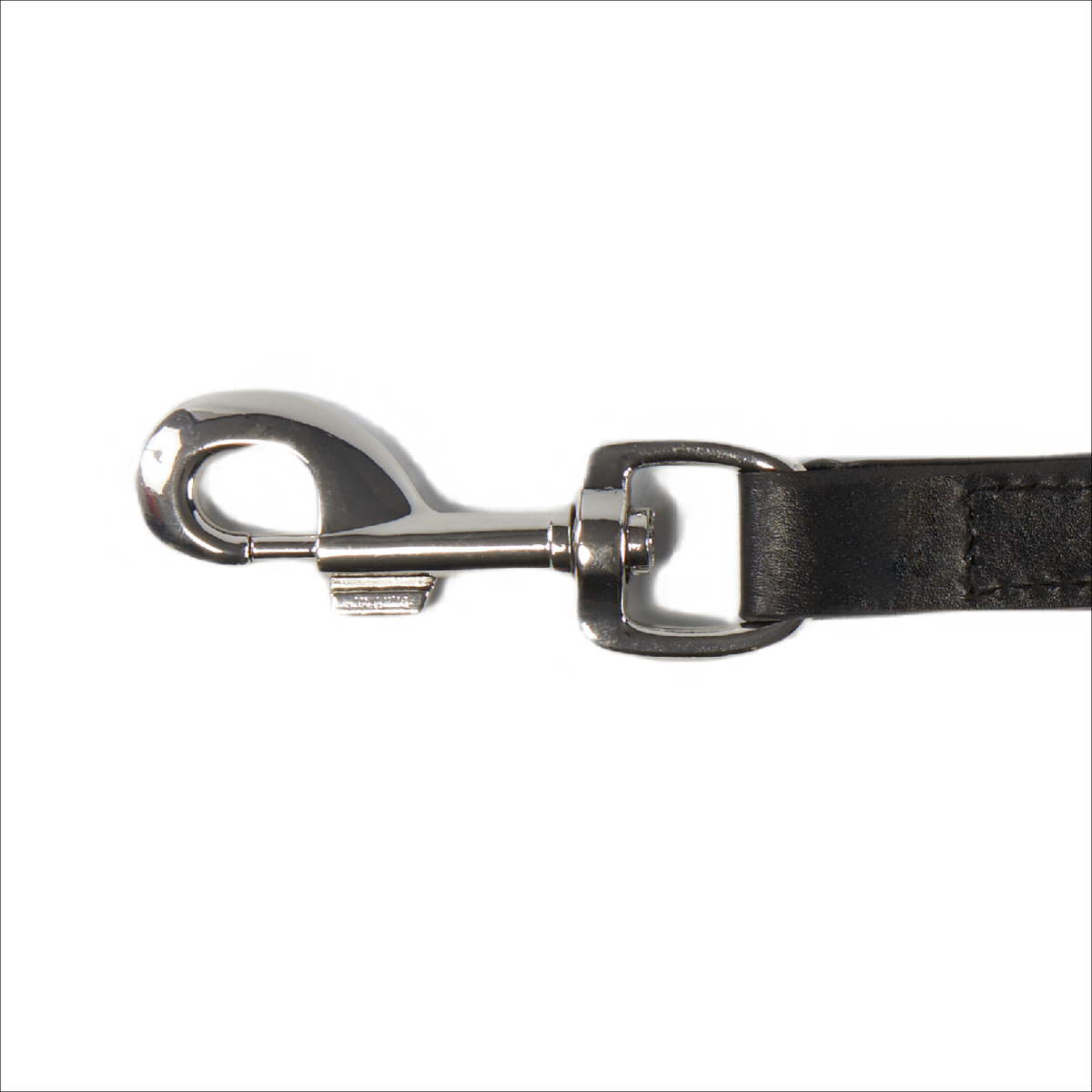 Eco Friendly Leather Dog Collar & Lead Set, Black