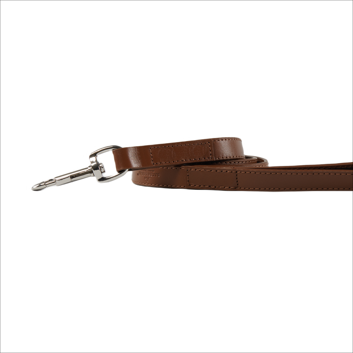 Eco Friendly Leather Dog Lead, Brown