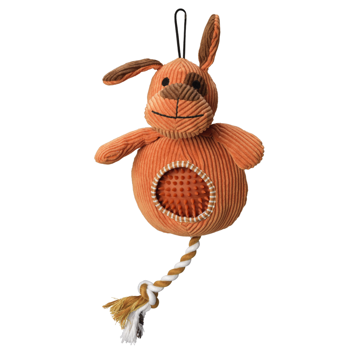 Dog Cord Toy with Spiky Ball