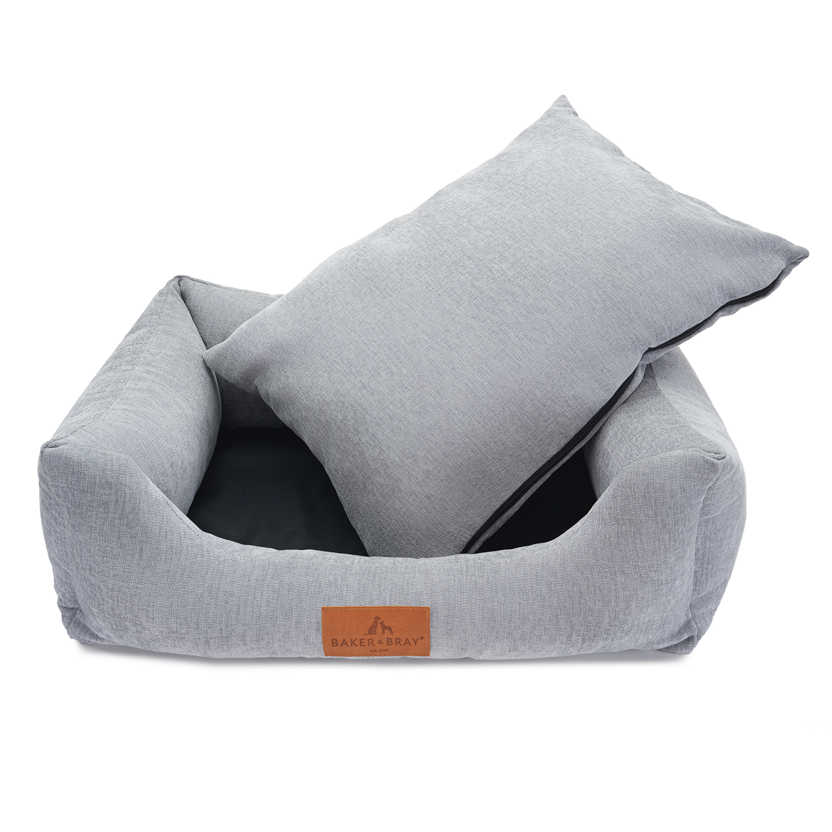 The Ultimate - Eco Friendly Orthopaedic Luxury Dog Bed, Stone Grey